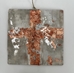 4" Painted Cross Ornament - 12039