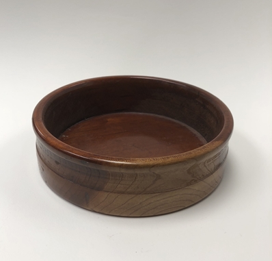 Cherry Squared-Edged Turned Wood Bowl bill scott, wood bowl, cherry, squared-edged bowl, cherry squared edged turned wood bowl, 