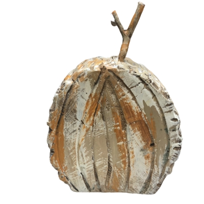 Medium Stump Pumpkin rickey elliot, pumpkin, woodwork, 