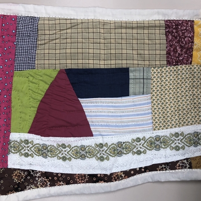 Sailing Quilted Table Topper Mary Leatha Pettway, gees bend, black belt treasures, quilter,  