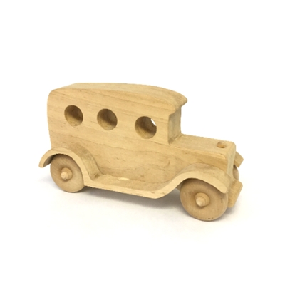 Wooden "Old Sedan" with Three Holes 