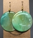 Alcohol Ink Large Round Earring - 11047