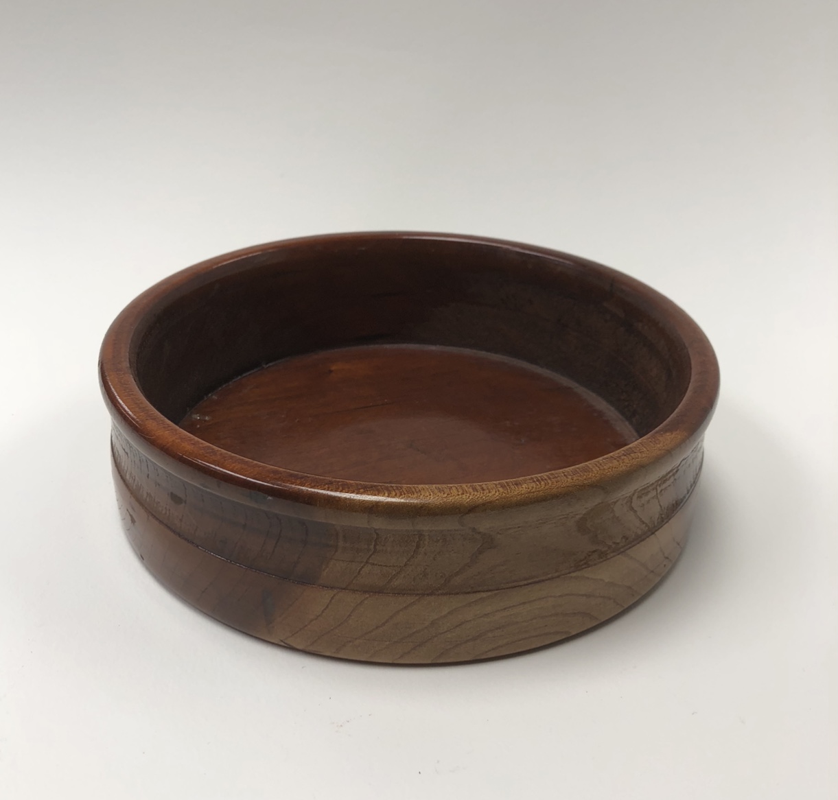 Cherry Squared-Edged Turned Wood Bowl bill scott, wood bowl, cherry, squared-edged bowl, cherry squared edged turned wood bowl, 
