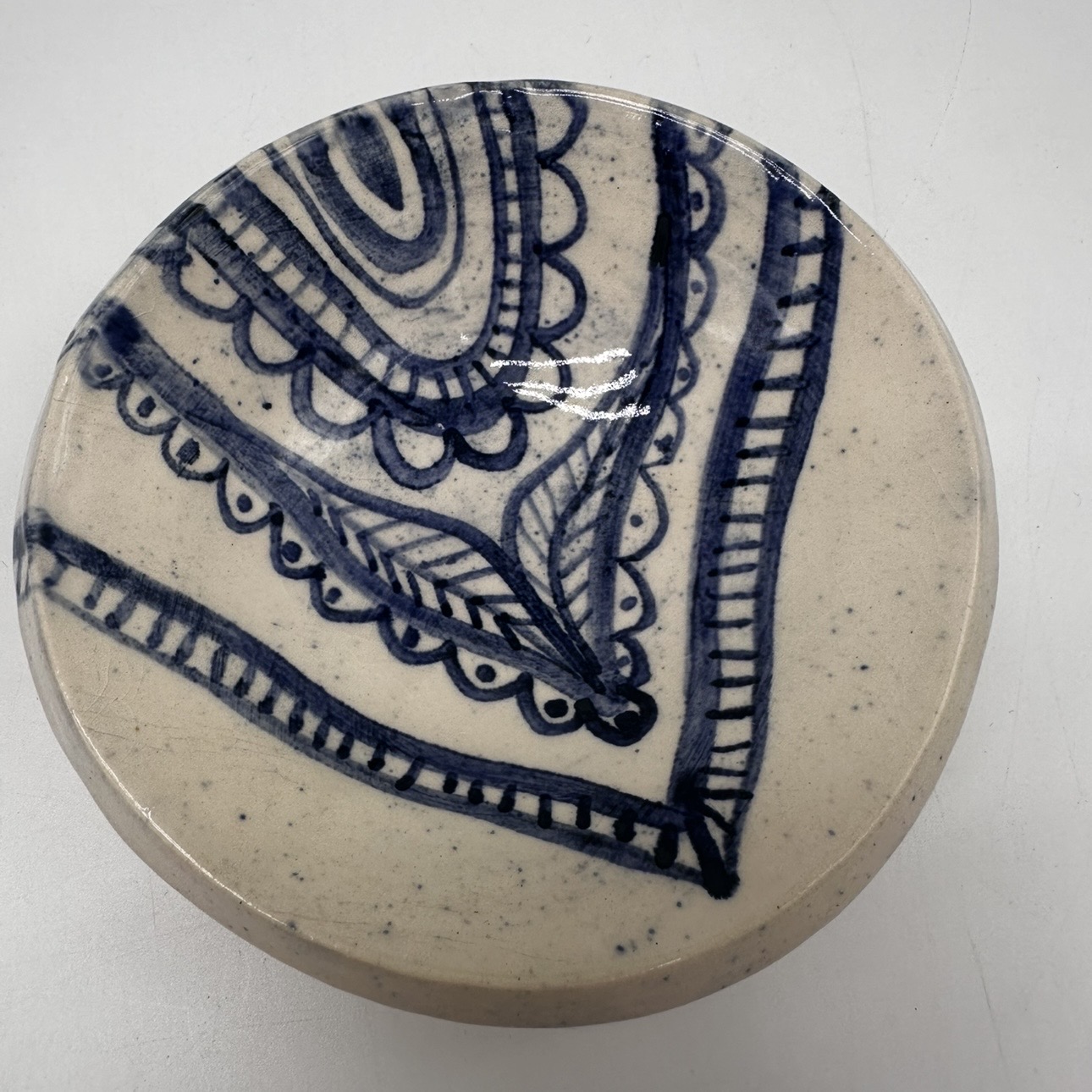 Cobalt Ring Dish Samantha Cook, Wilcox County, cobalt, pottery, ring dish