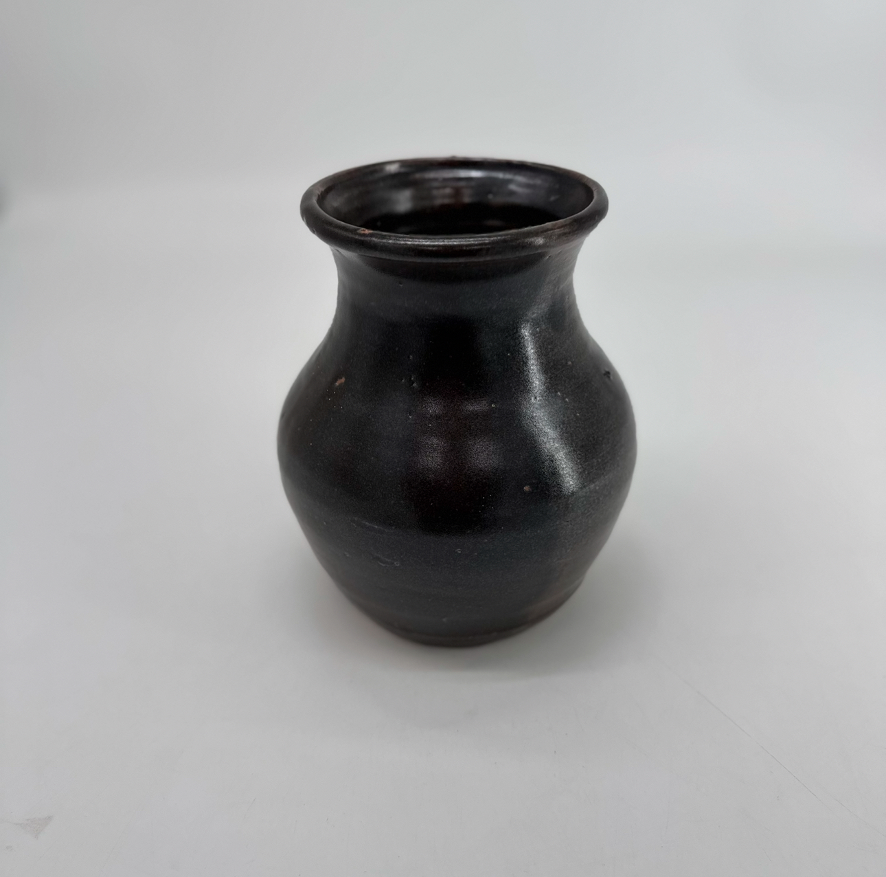 Large Vase allen, allen ham, pottery, large vase, vase, brown, green
