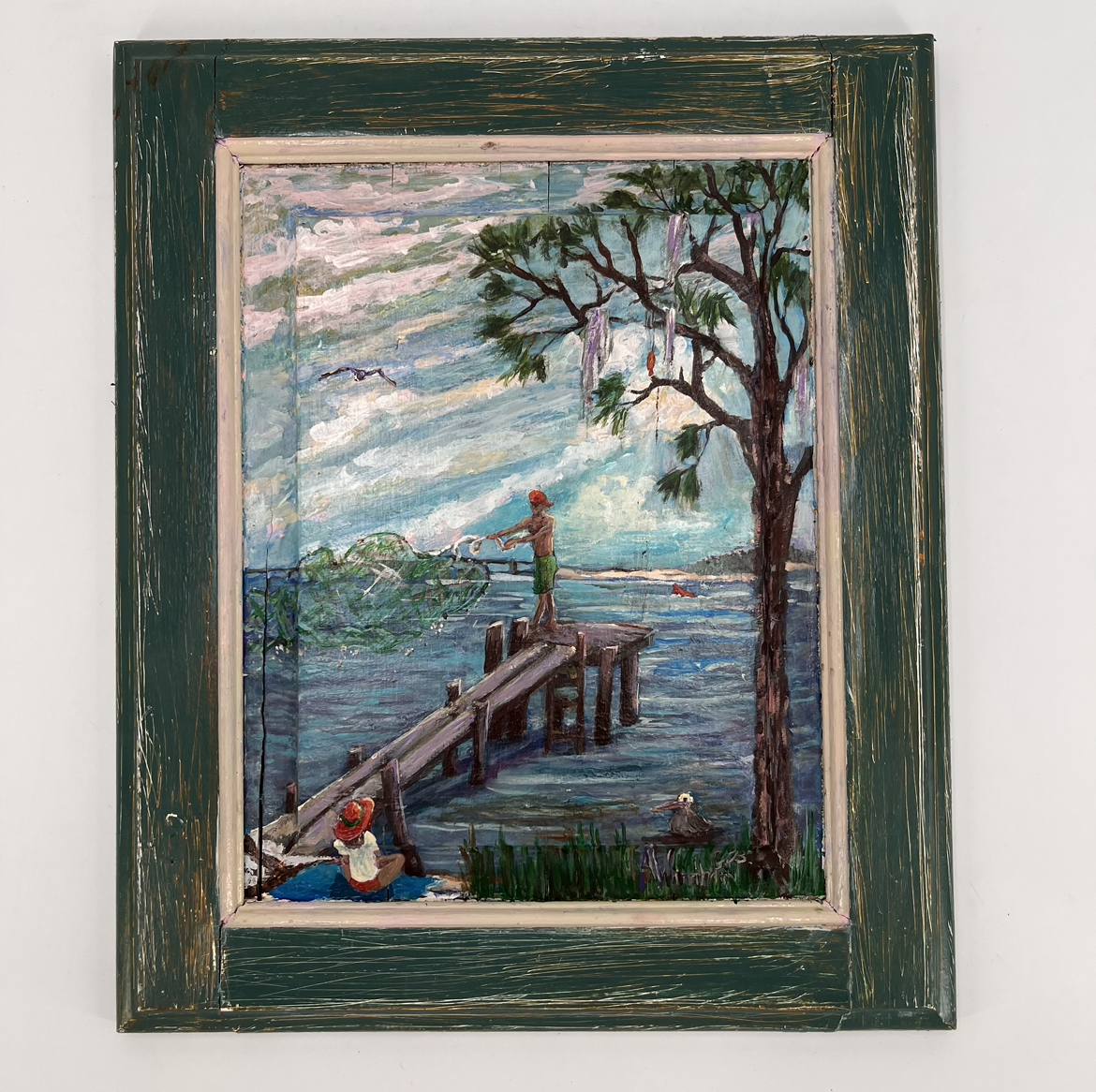 These Days painting, acrylic, black belt treasures, andrea windham guy, 