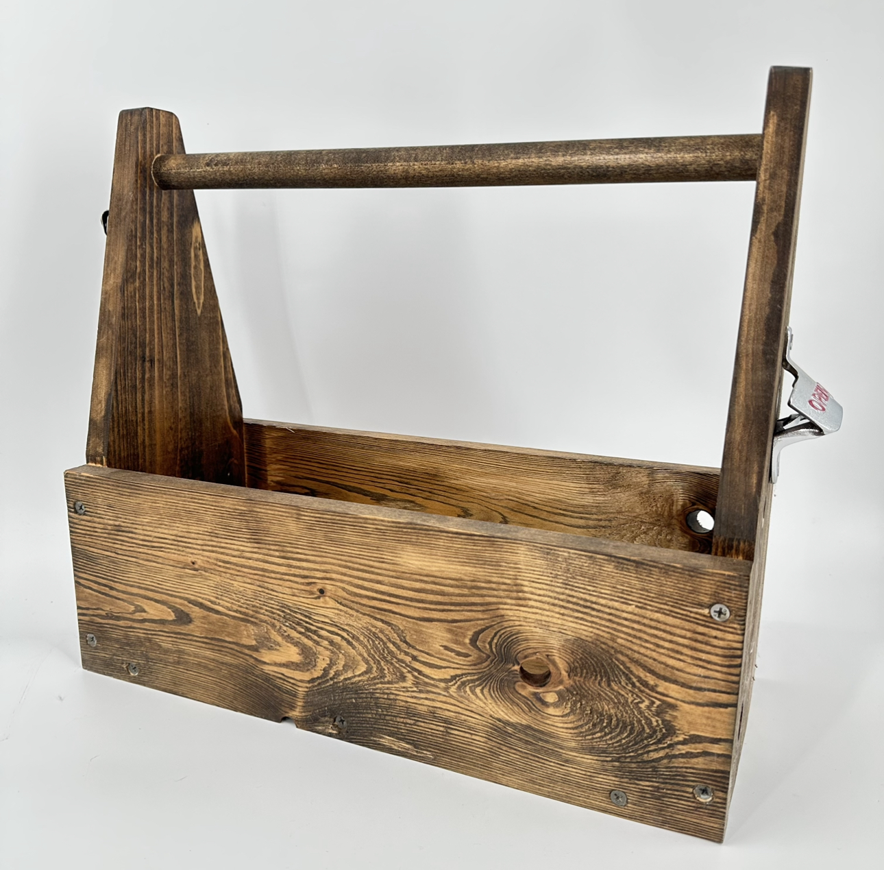 Wooden BBQ Tote stephen smith, woodwork, black belt treasures, 
