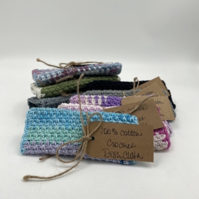 100% Cotton Antimicrobial Dish Cloth 100%, cotton, 100% cotton, crochet, crocheted dish cloth, dish, cloth, dish cloth