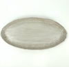 13" Oval Tray Jo Taylor, oval tray, pottery, black belt treasures, 