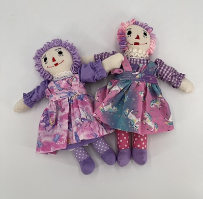 15" Raggedy Doll jean murphy, 15" raggedy doll, 15 inch raggedy doll