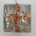 4" Painted Cross Ornament - 12039