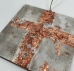 4" Painted Cross Ornament - 12039