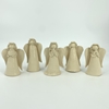 4" Standing Angel Jimmy and Peggy Dailey, angel, pottery, black belt treasures, 