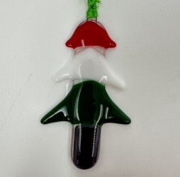 Abstract Glass Ornament linda englert, glass abstract ornament, glass art, 