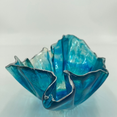 Aqua Bowl aqua bowl, Debra Boulay, resin, 