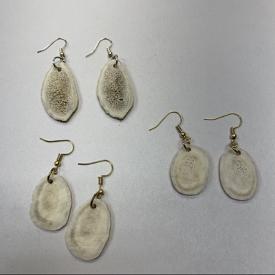 Large Assorted Antler Earrings earrings, jewelry, antler,