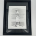 Baseball Player 11x14 Framed Graphite - 14932
