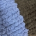 Black & Blue Extra Chunky Blanket - 13803