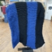 Black & Blue Extra Chunky Blanket - 13803