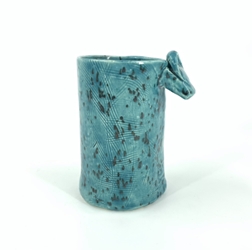 Blue Coffee Mug rosie floyd, mug, assorted coffee cup, coffee, assorted small bowl, pottery, 