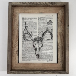 Bones kaylene brooks, bones,  pen and ink, black and white drawing, framed