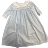 Boys Yoke Day Gown  boys day gown, baby clothes, baby blue gown, 
