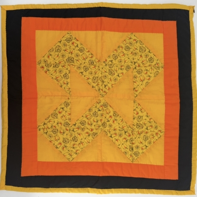 Brown Geese Wall Quilt Doris Mosely, Quilt, Brown Geese, Gees Bend Quilter