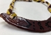 Clay Boomerang Pendant Necklace - 12792