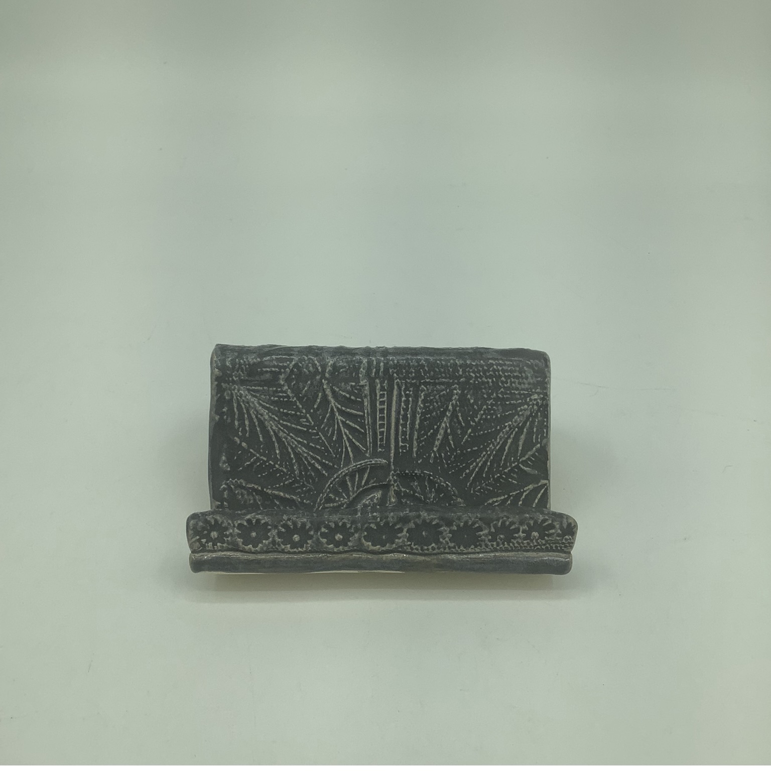 Clay Business Card Holders  kristin law, kristin, law, card holder, holder, clay, business, cards, pottery