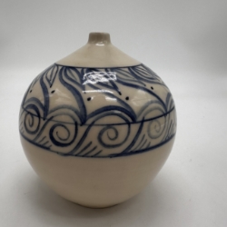 Closed Form Cobalt Vase  Kristin law, Wilcox, cobalt, vase, close form, blue