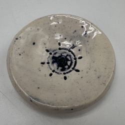 Cobalt Ring Dish Samantha Cook, Wilcox County, cobalt, pottery, ring dish