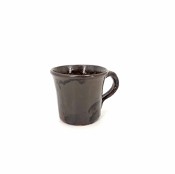 Coffee Cup Allen Ham, pottery, black belt treasures, coffee, coffee cup, mug, handmade, folk art, 