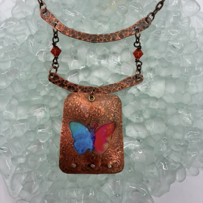 Cooper Colorful Wings Necklace  elizabeth taylor, elizabeth, taylor, cooper, colorful, wings, necklace 