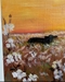 Cow In Cotton Field  - 13672