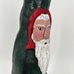 Dark Green Cypress Santa - 14541