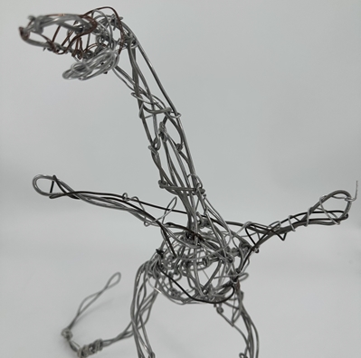 Charlie Lucas - Dino- Wire Sculpture #14127