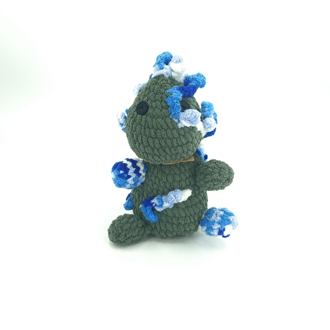 Dino w/Detail dino, crochet, purple dino, 