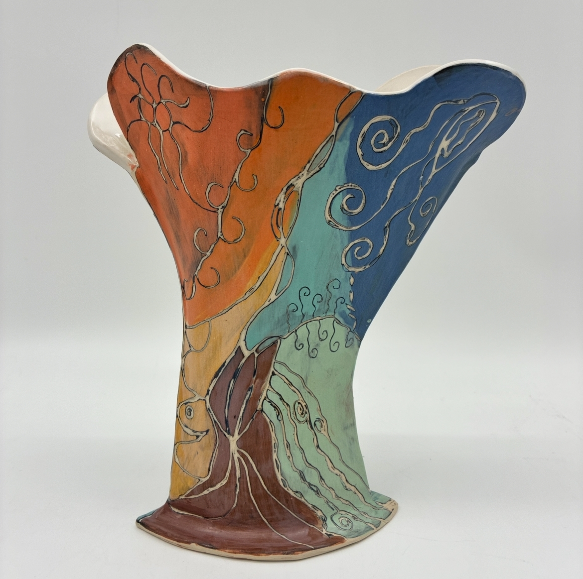 Doodle Vase  jo taylor, jo, taylor, vase, doodle, pottery