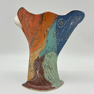 Doodle Vase  jo taylor, jo, taylor, vase, doodle, pottery