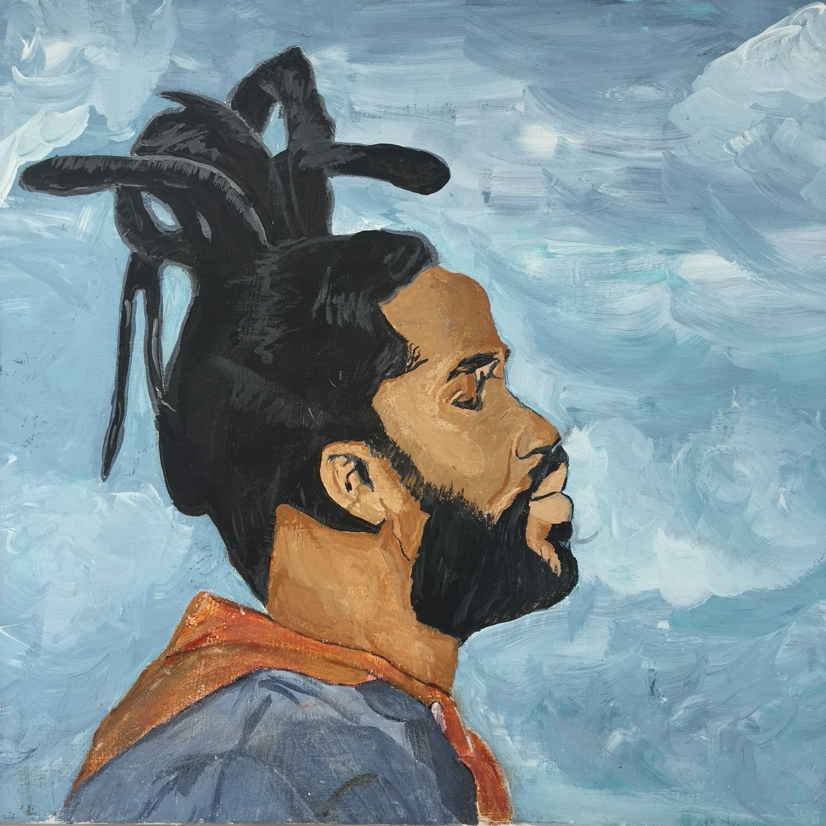 Dreaming Whilst Black  phalecia young, phalecia, young, dreaming, whilst, black, acrylic, acrylic painting, painting 