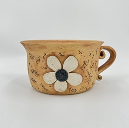 EP Flower Pot becky blaylock, earthquake pottery, flower pot, 