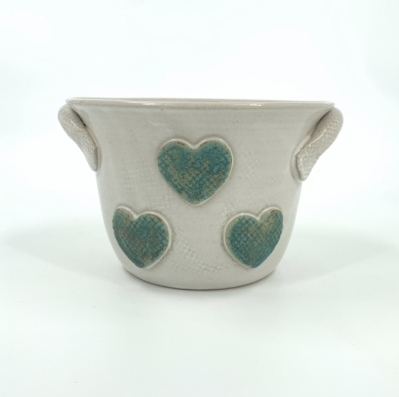 EP Flowerpot becky blaylock, ceramic bowls, bowls, black belt, 