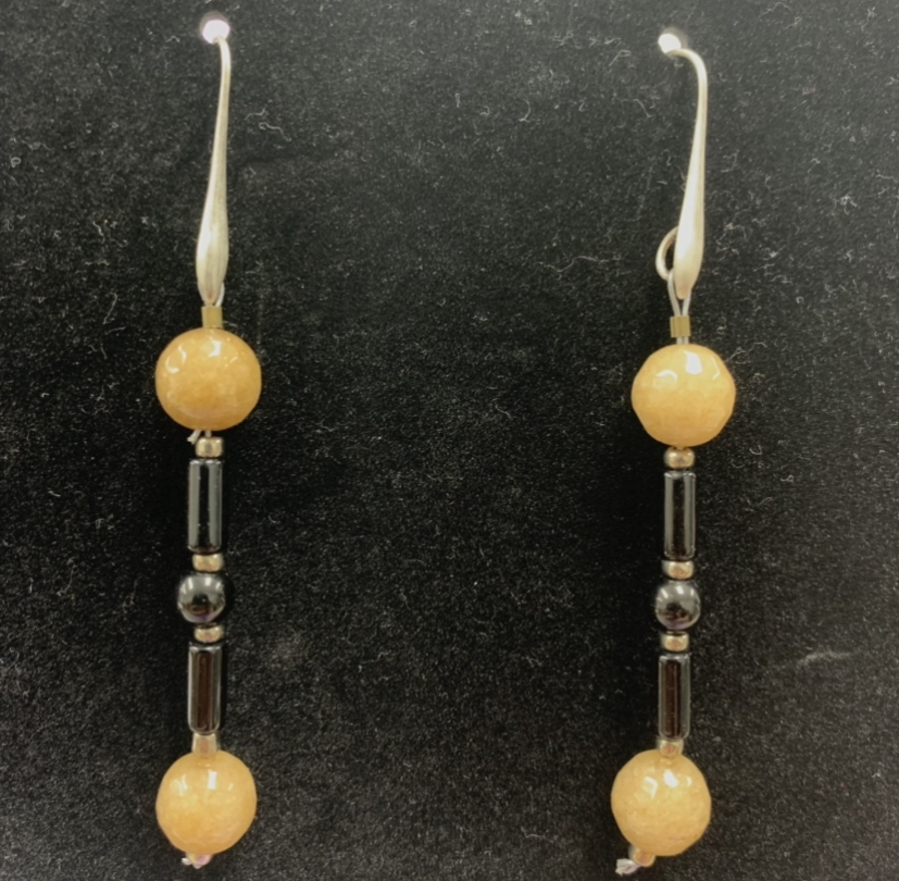 Elegant Ebony - Earrings rhys greene, jewelry, earrings, elegant ebony, 