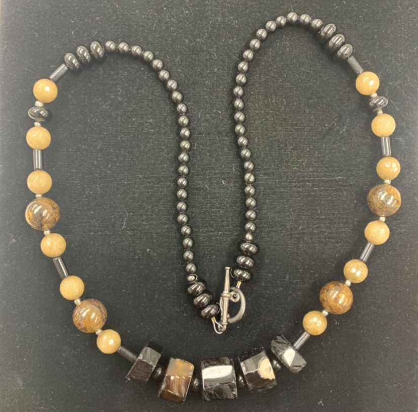 Elegant Ebony - Necklace rhys greene, jewelry, necklace, elegant ebony, 