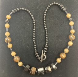 Elegant Ebony - Necklace rhys greene, jewelry, necklace, elegant ebony, 