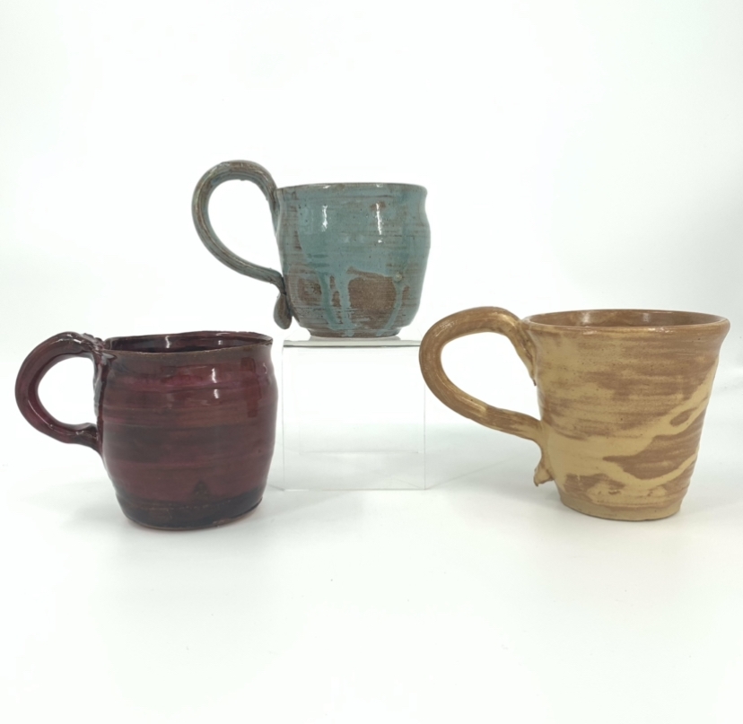 Extra Large Mug Lisa Lenox, mixed media, black belt treasures, folk art, sculptures,