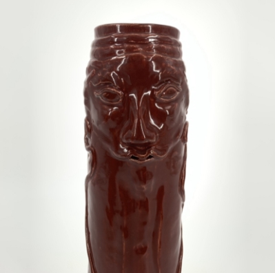 Face Vase rosie floyd, face vase, vase, pottery 
