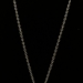 Silver w/ Purple & Clear Fluorite Necklace - 15316