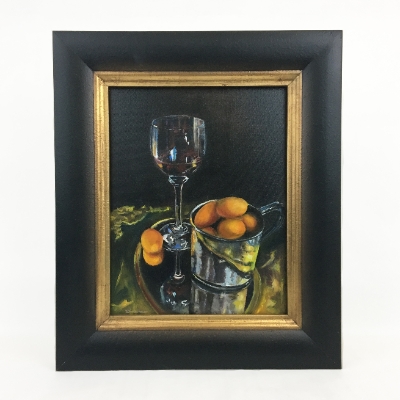 "Fruit with Wine" Oil Painting Lolita Dickinson, Wilcox County, black belt treasures, oil painting, fruit with wine