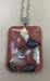 Fused Glass Pendant Necklace - 13380